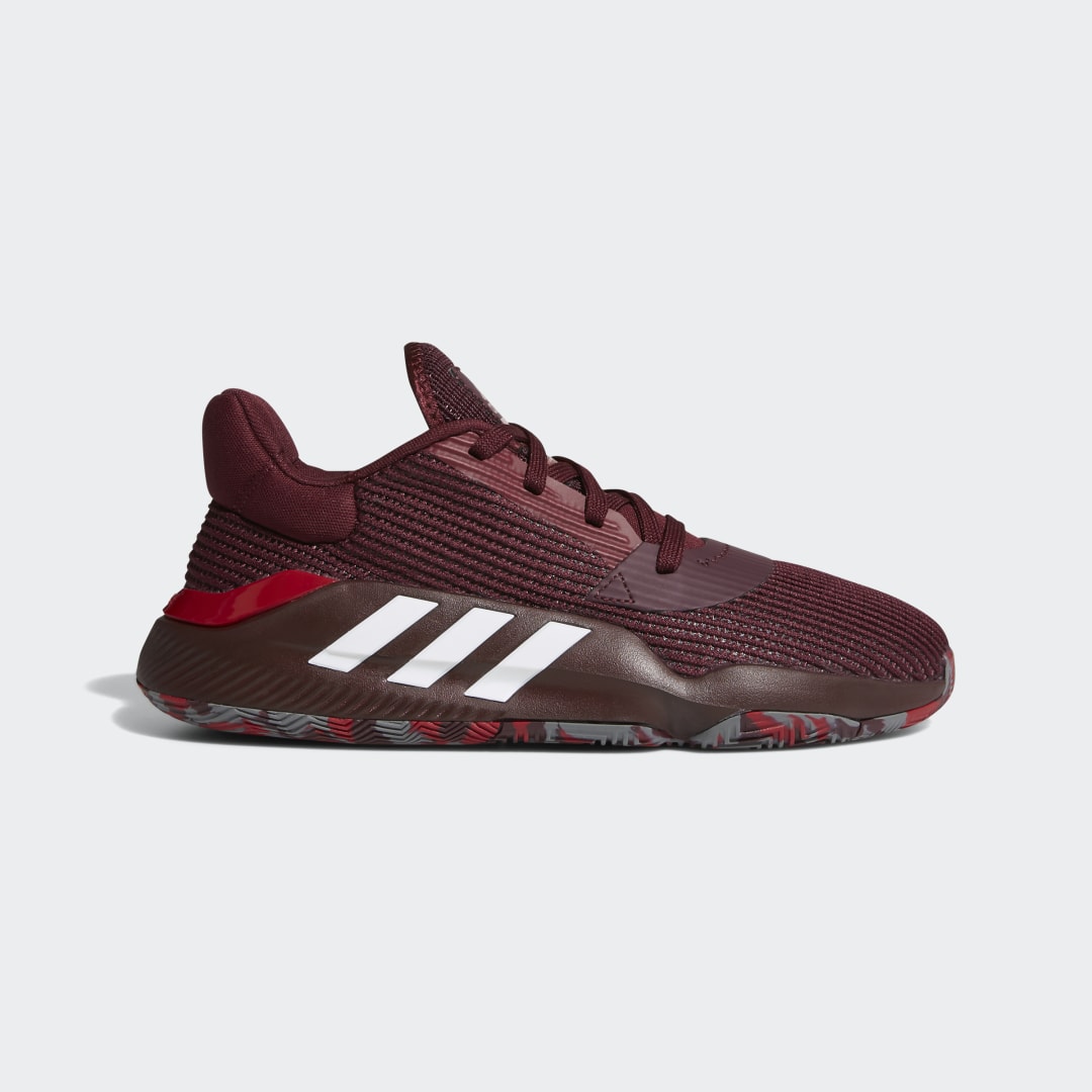 adidas Pro Bounce 2019 Low Shoes Maroon Mens