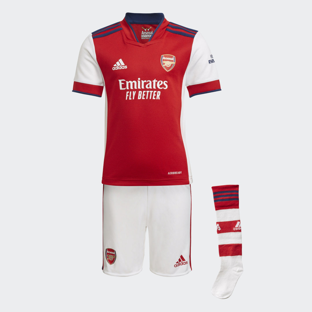 Miniconjunto primera equipación Arsenal 21/22