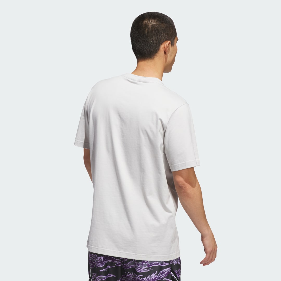 adidas Basketball Graphic T Shirt - vue 2
