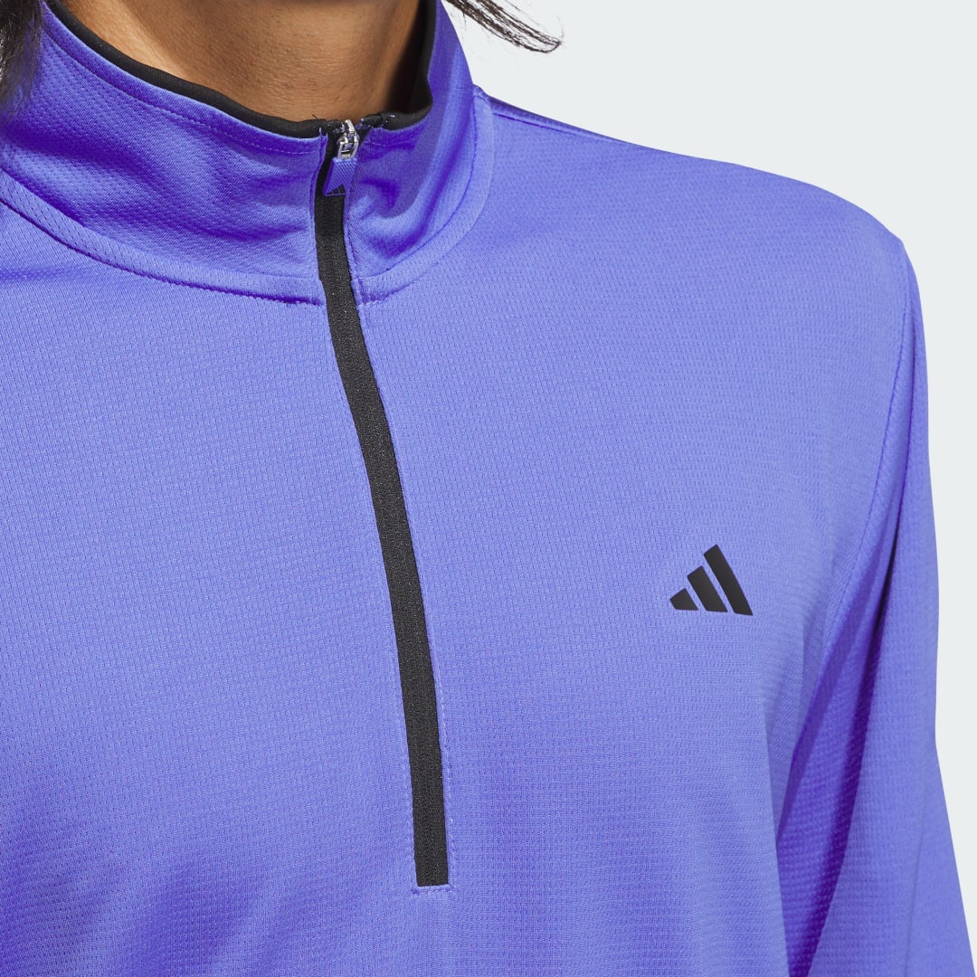 Adidas Lichtgewicht Top met Halflange Rits