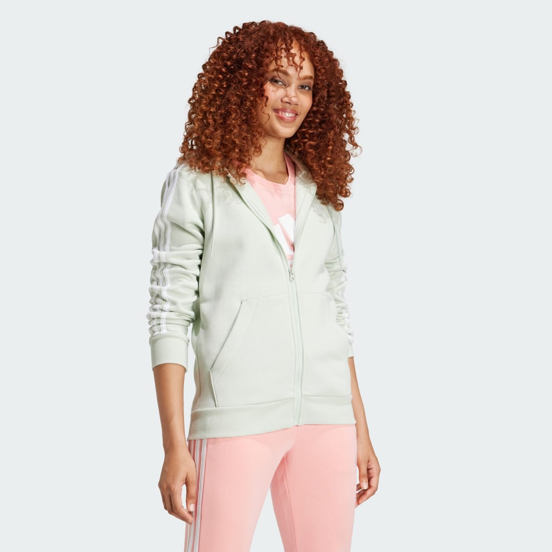 Adidas Essentials 3-Stripes Fleece Ritshoodie