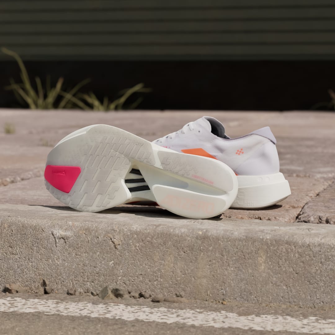 Sneakers adidas Adizero Adios Pro 4 Ftwr White/ Lucid Orange/ Lucid Red - JR7088