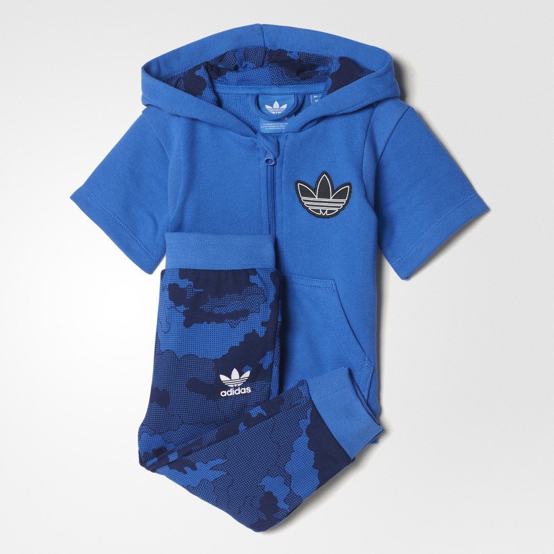 Комплект: толстовка и брюки Flock-Print adidas Originals