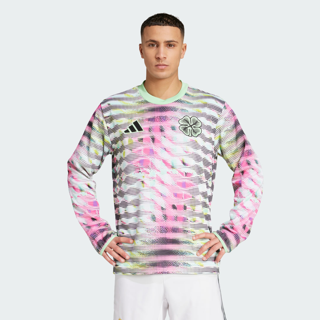 Adidas Celtic FC 25 26 Pre-Match Warm Longsleeve