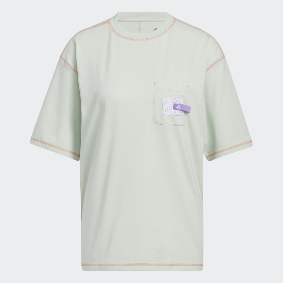 Adidas Sport Statement Boyfriend Pocket T-Shirt