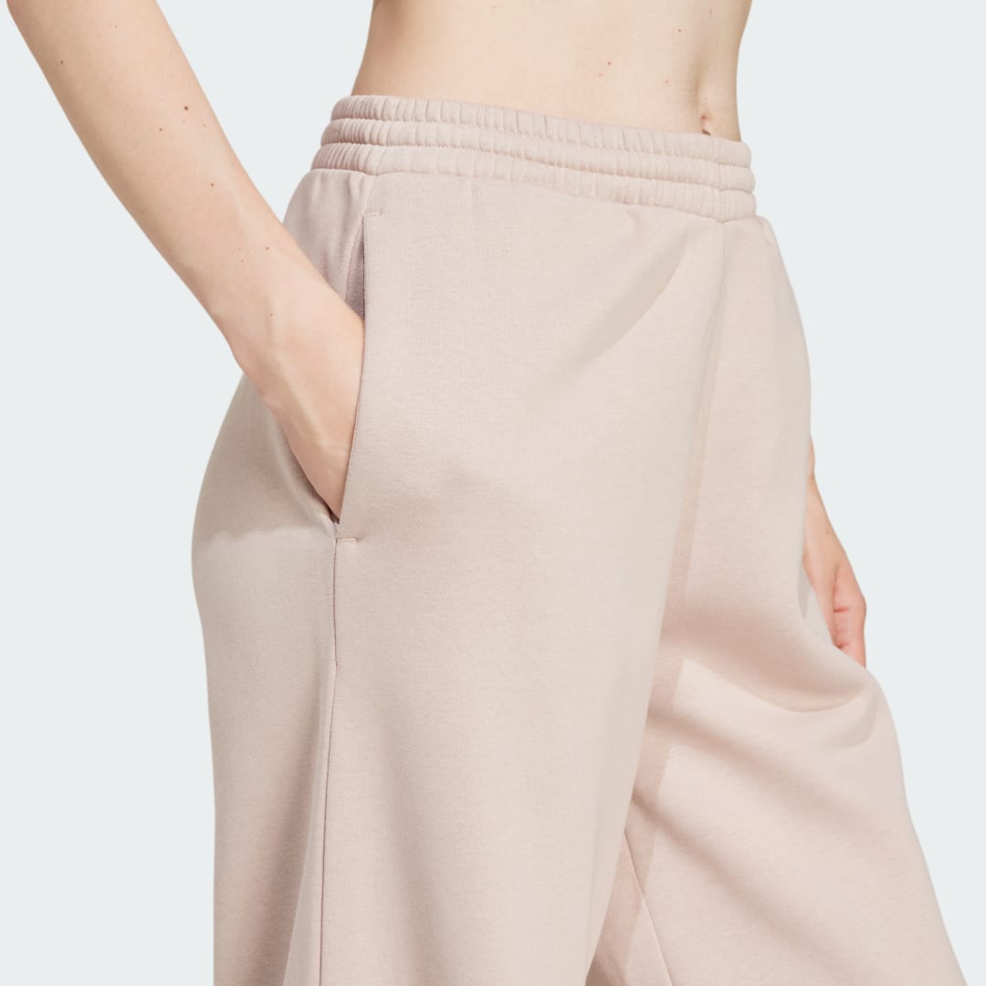 Adidas Wide Leg Fleece Broek