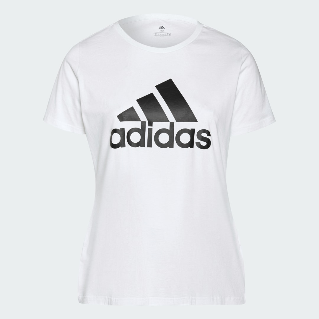 фото Футболка essentials logo (plus size) adidas sportswear