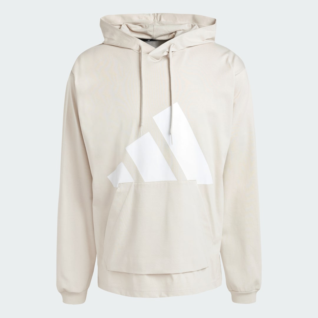 Essentials Big Logo Single Jersey Hoodie - vue 4