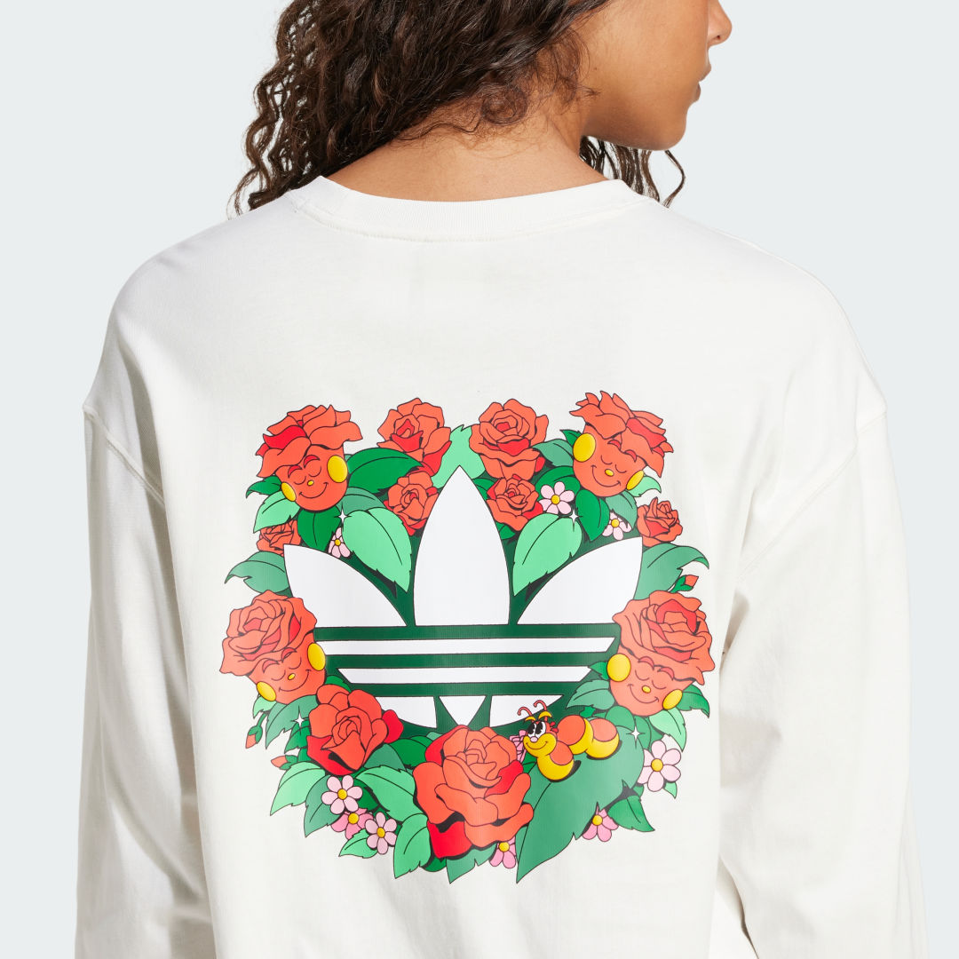 Adidas Originals Graphic Long Sleeve Long-Sleeve Top