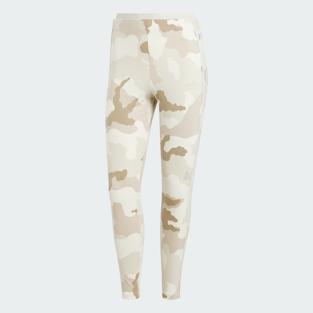 Adidas Essentials 3-Stripes Camo Print 7 8 Lange Legging
