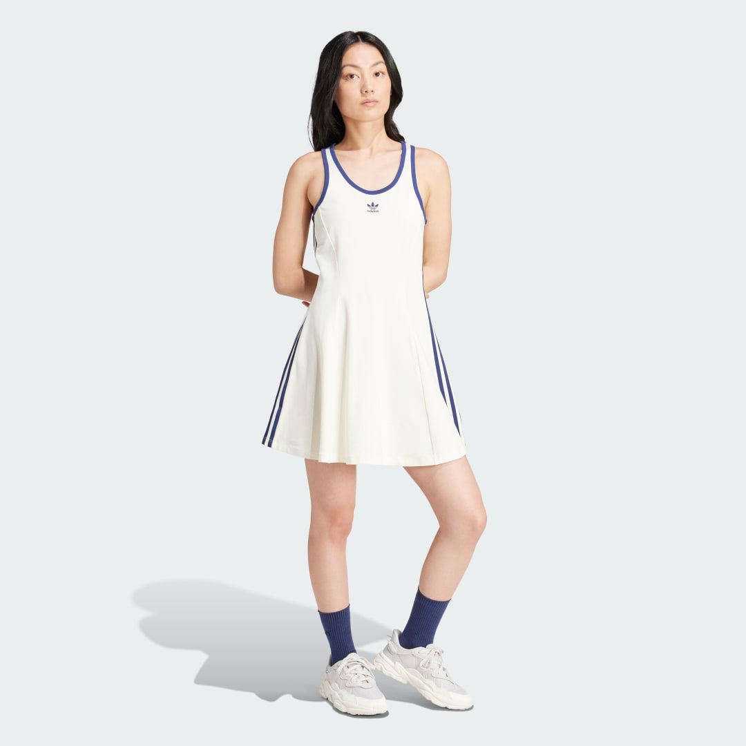 Image of adidas Tank Dress White XS - Women Lifestyle Dresses