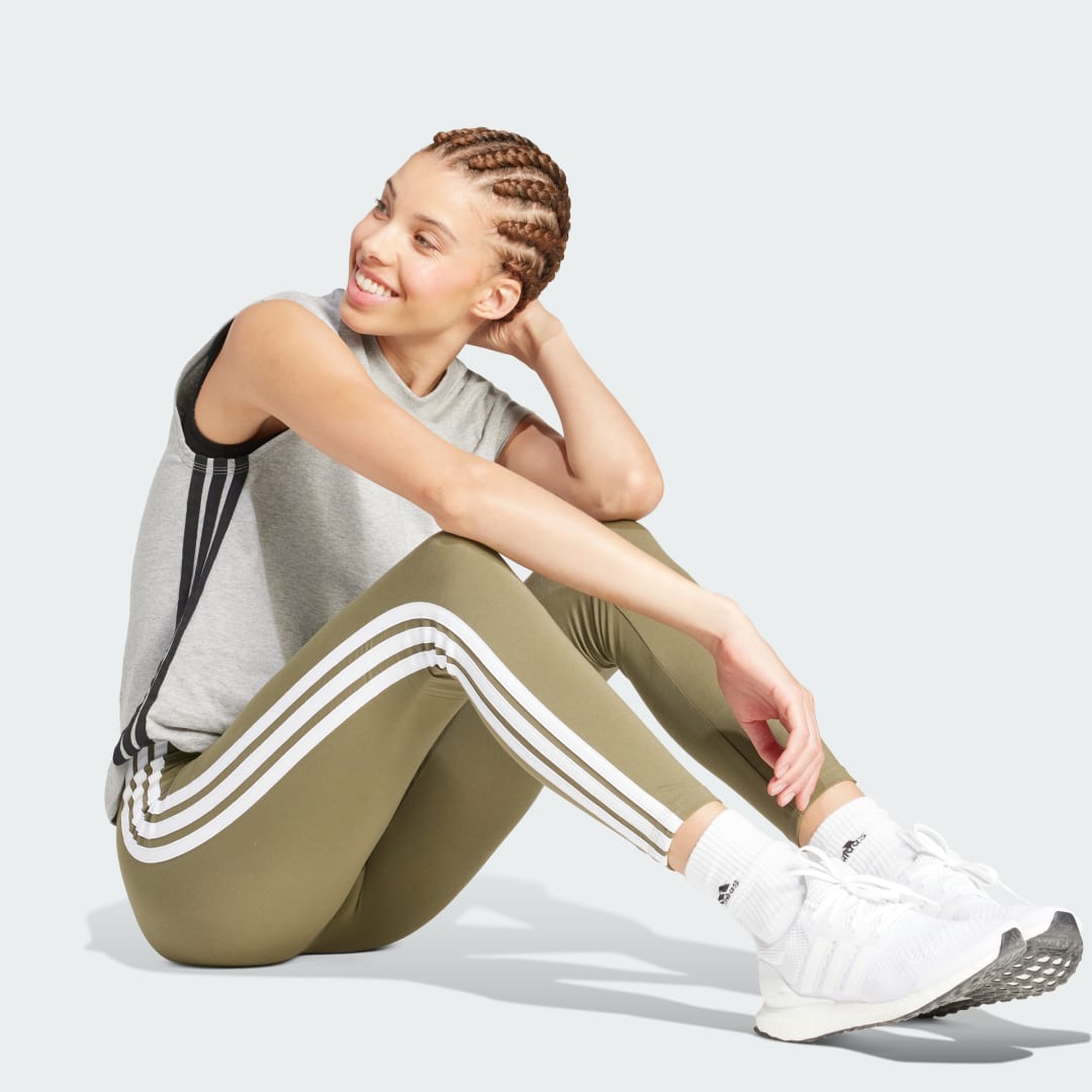 Thumbnail - Essentials 3-Streifen Cotton Leggings