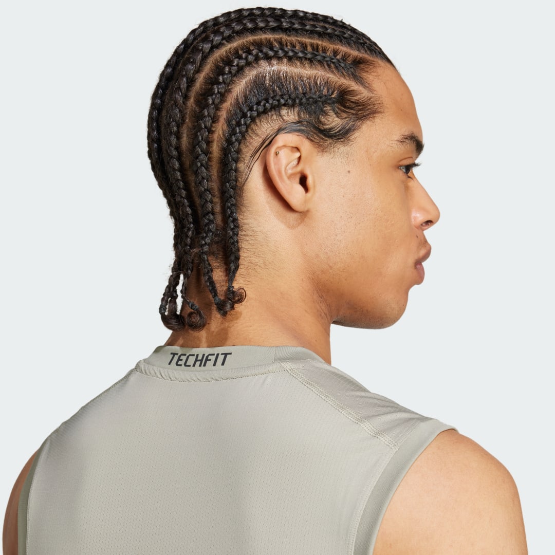Adidas TECHFIT Compression Training Mouwloos Shirt