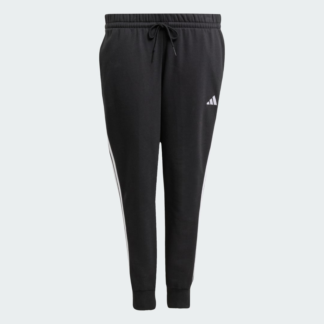 Adidas Essentials 3-Stripes Fleece Slim Broek (Grote Maat)