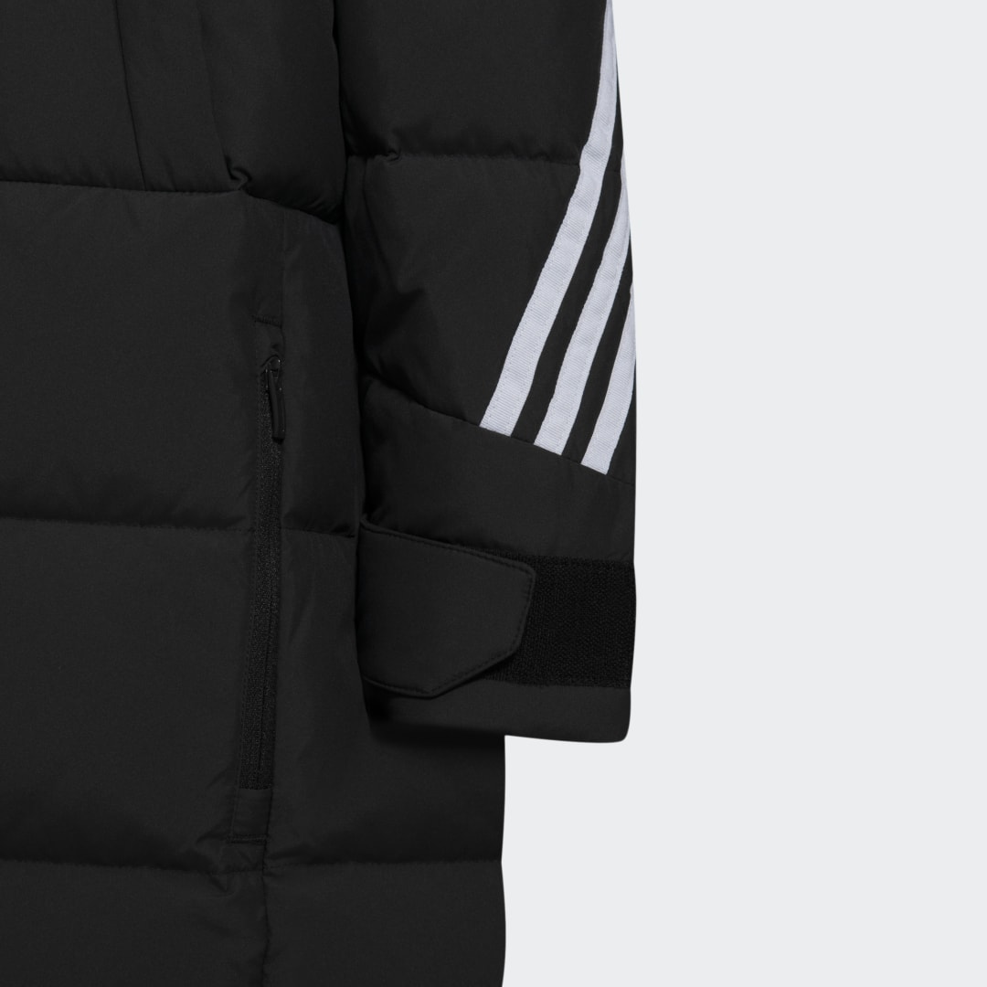фото Удлиненный пуховик 3-stripes adidas sportswear