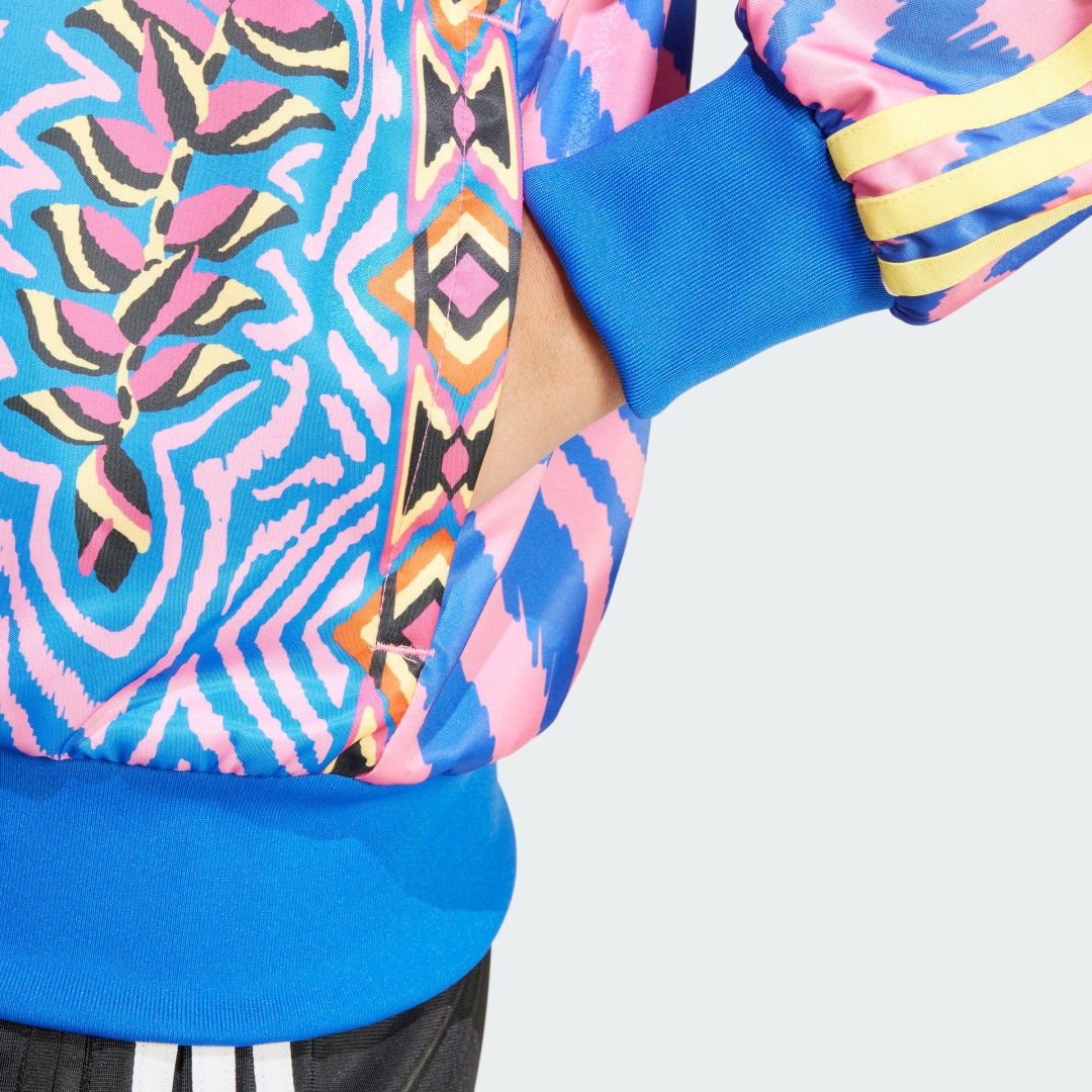 

Chaqueta Deportiva Firebird adidas x FARM Rio Mujer, Rosa