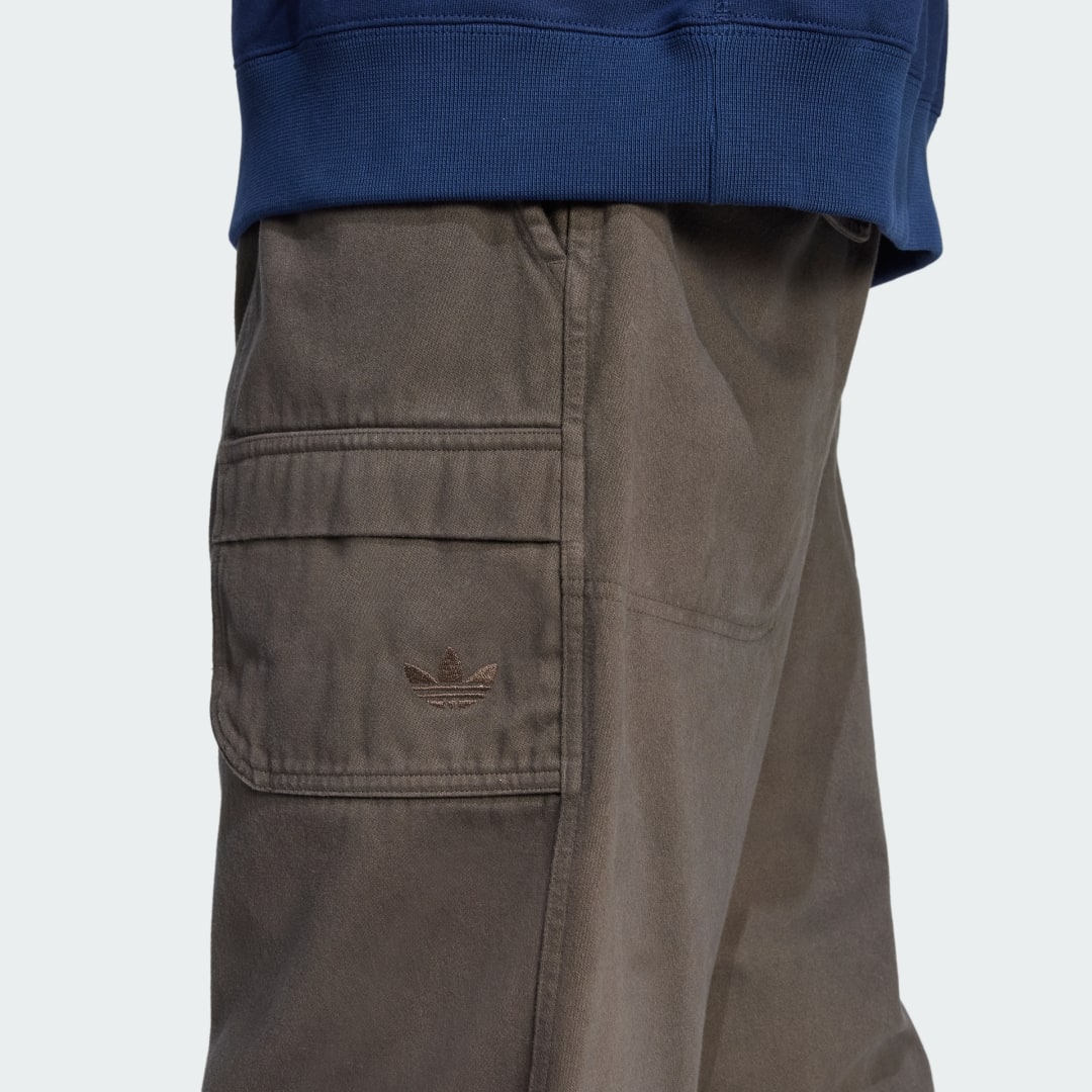 Adidas Premium Essentials Washed Workwear Cargo Joggers