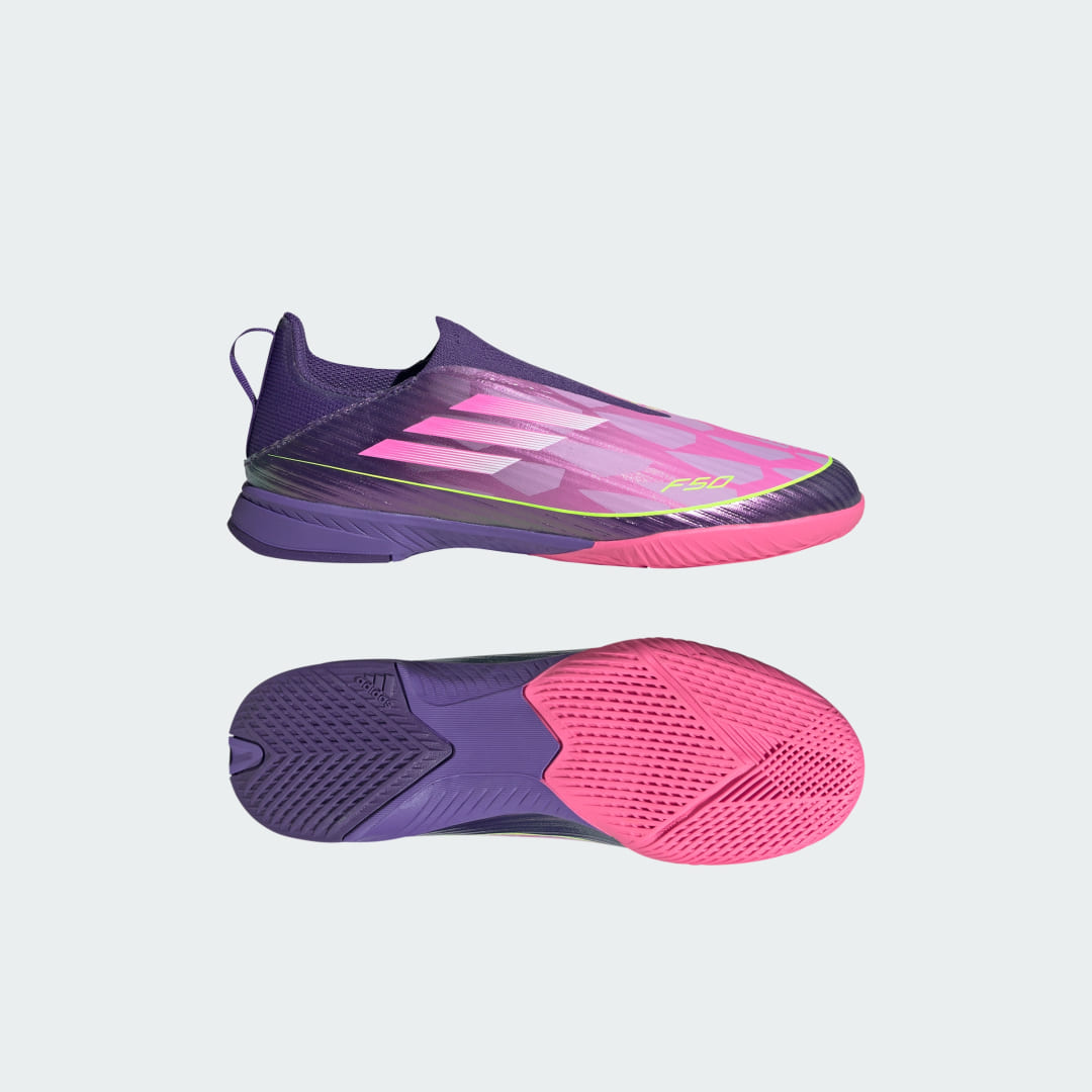 Chaussure de futsal sans lacets F50 LEAGUE Enfants