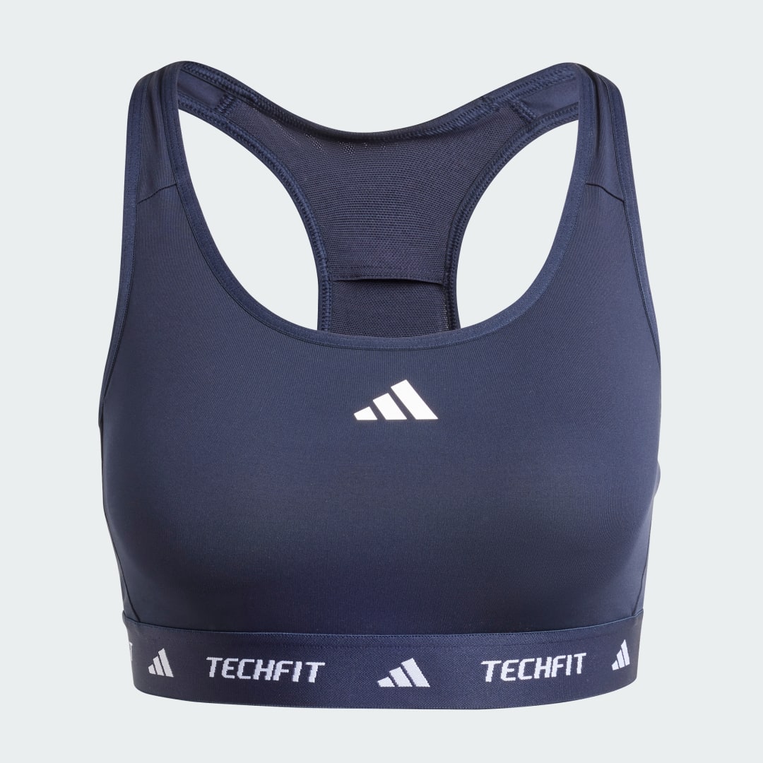 

adidas Top Deportivo Techfit Soporte Medio Mujer, Legend ink