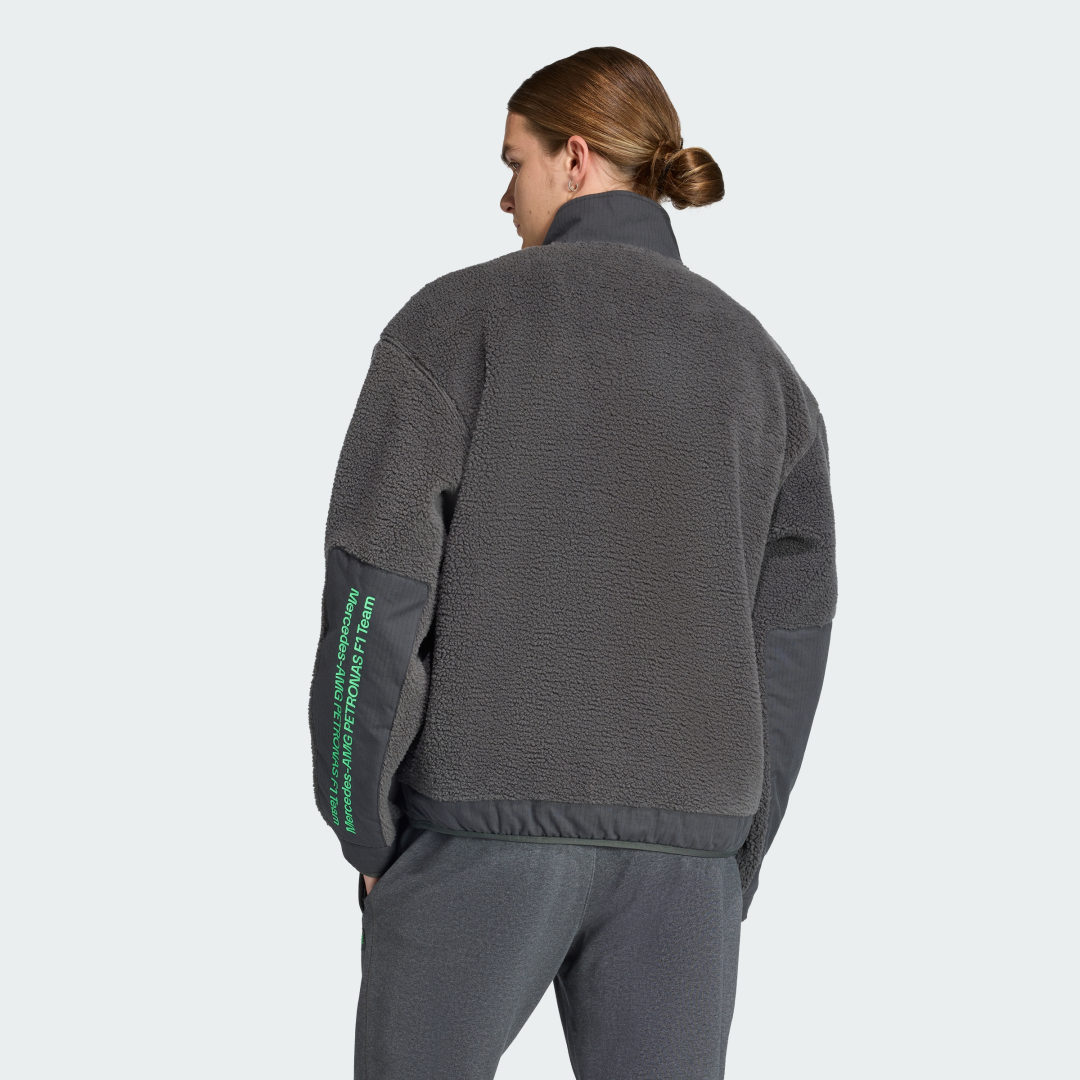 Adidas Mercedes AMG Petronas Formula One Team Premium Sweat Half-Zip Fleece
