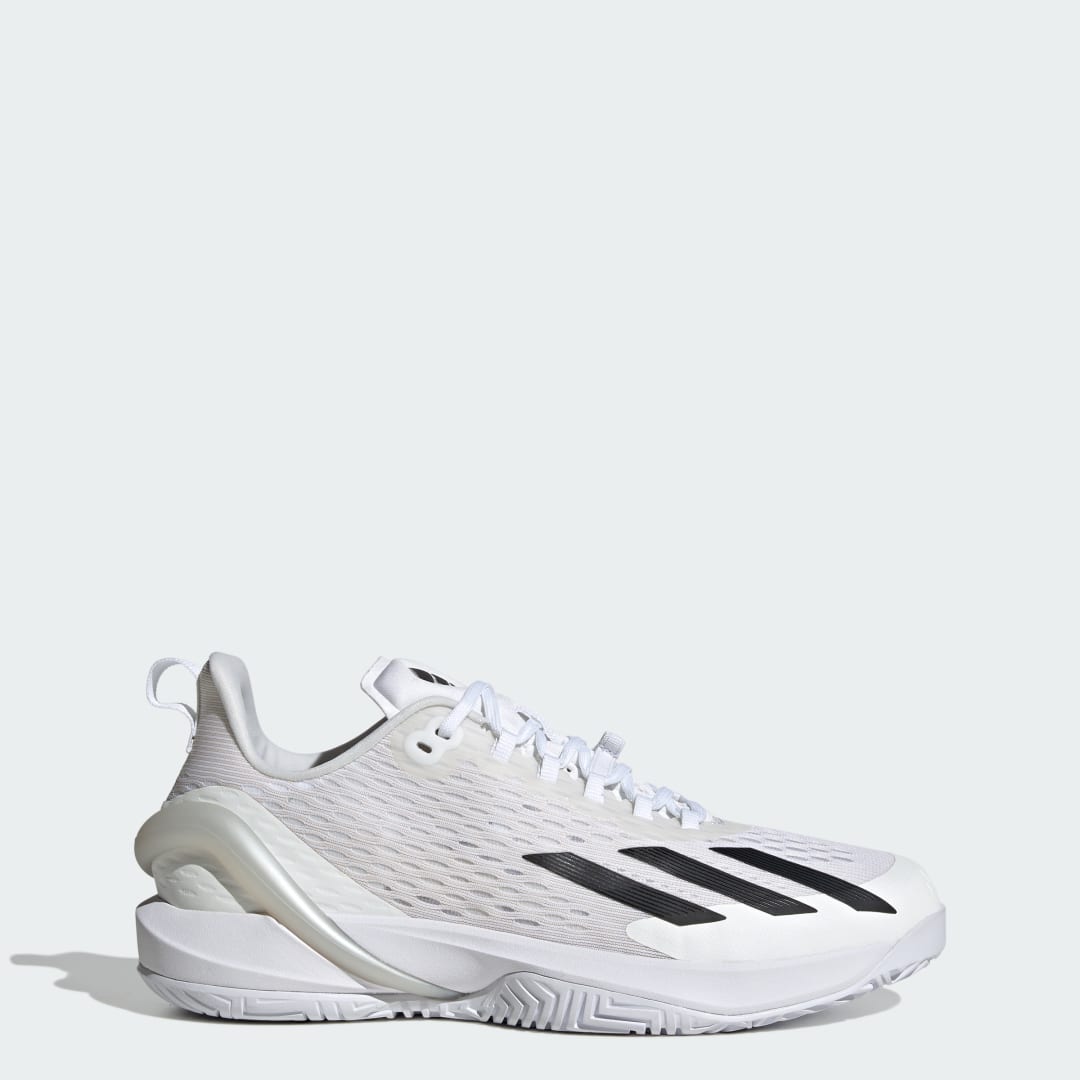 Image of adidas Adizero Cybersonic Tennis Shoes White 6.5 - Men Tennis Athletic & Sneakers