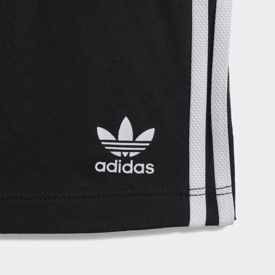 

adidas Conjunto Camiseta y Shorts Trifolio Niño, Blanco