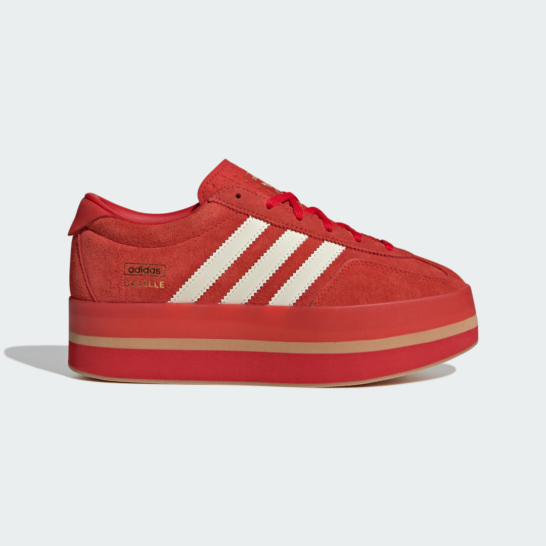 Adidas Gazelle sneaker Red / Cream White / Gold Metallic