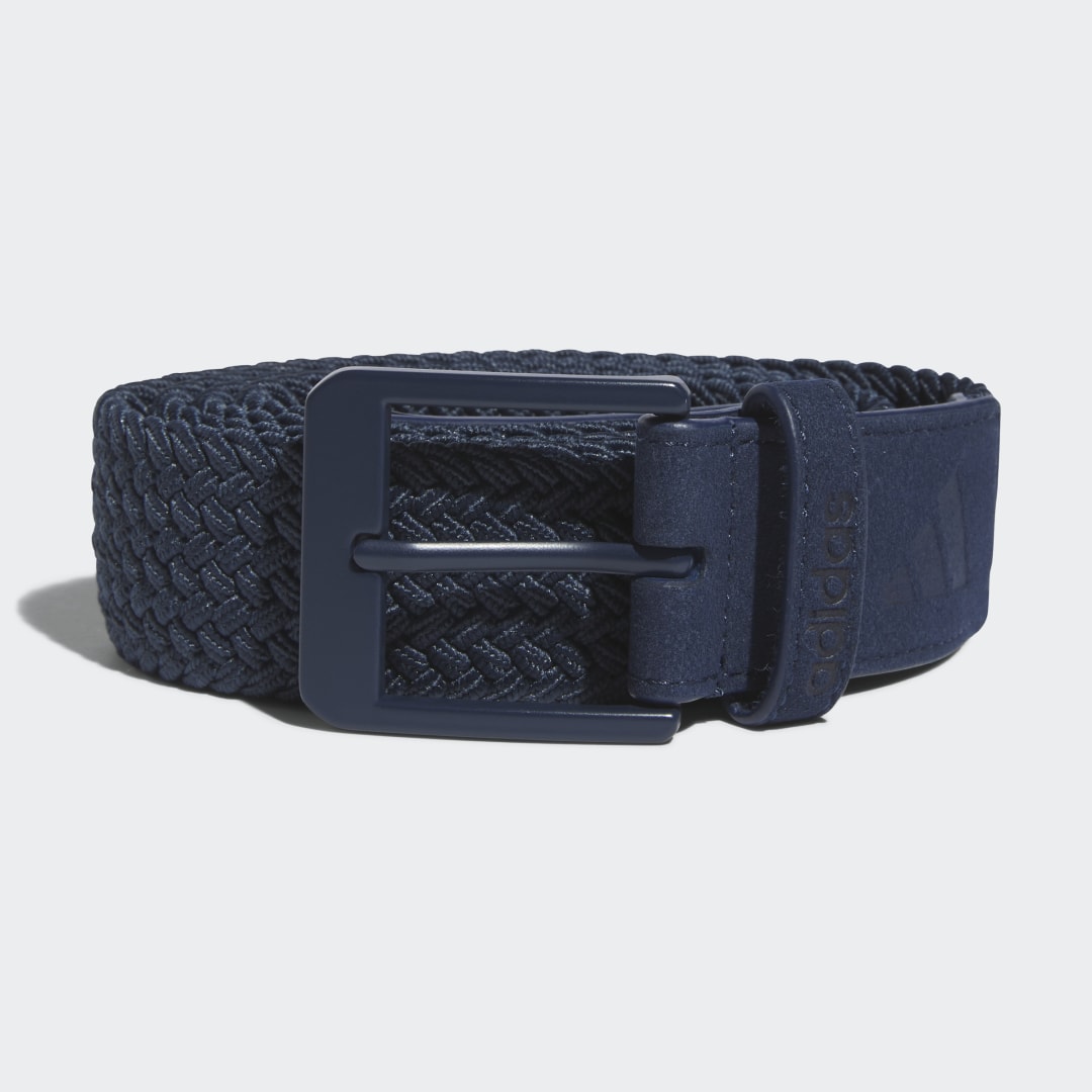 Image of adidas Golf Braided Stretch Belt Navy Blue S/M - Golf Belts