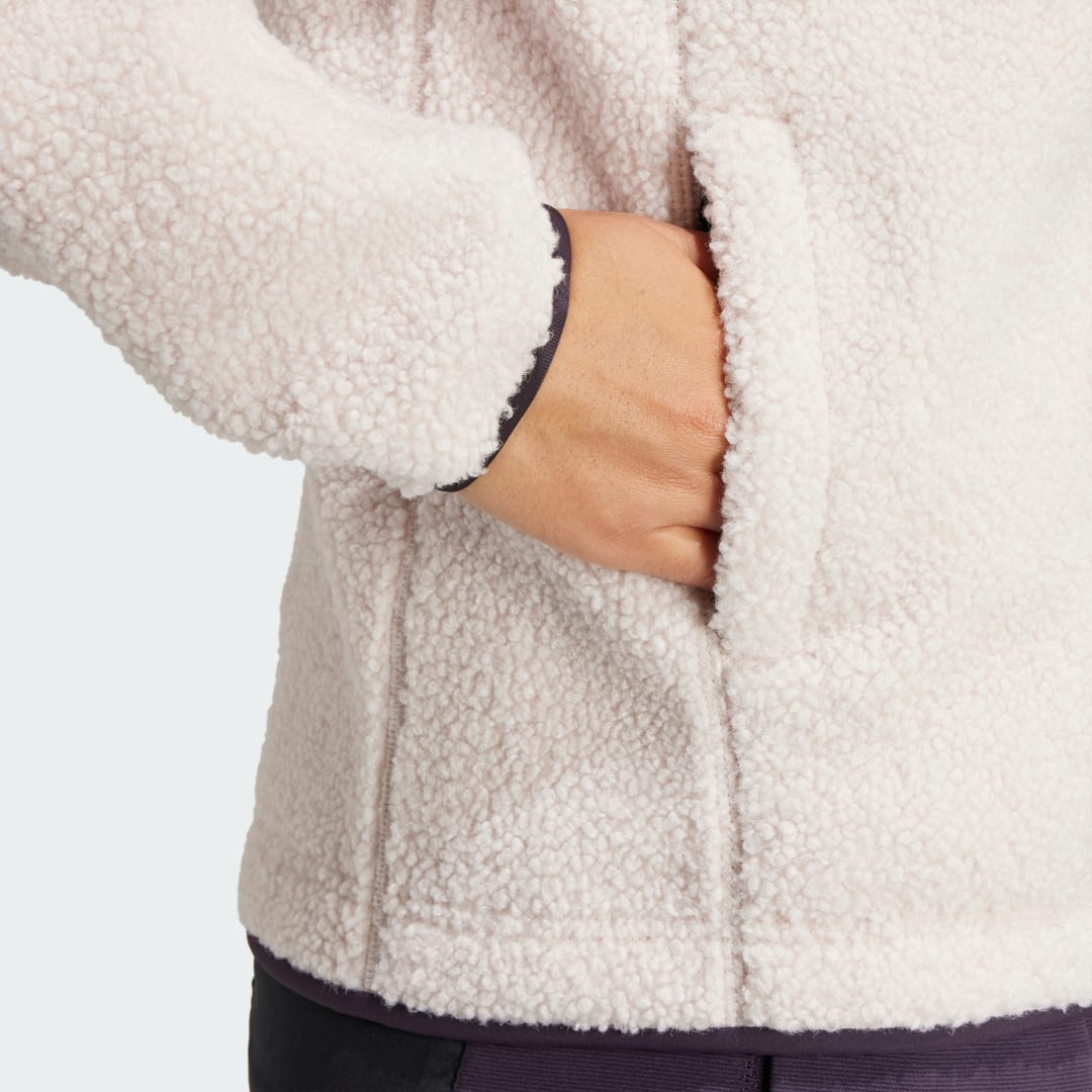 Adidas Terrex Xploric High Pile Fleece Pullover Sweatshirt