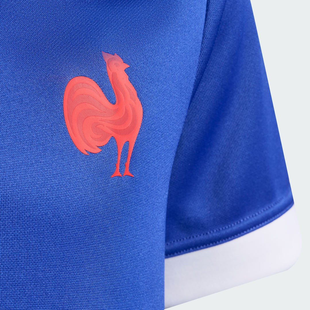 Thumbnail - Frankreich Rugby Home Replica Fan-T-Shirt Kinder