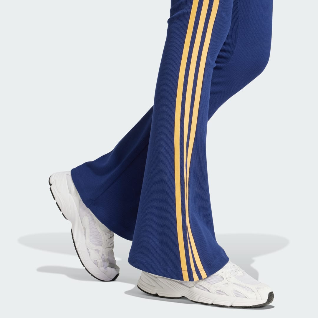 

adidas Mallas Acampanadas Adidas Originals Rib Flared Mujer, Dark azul