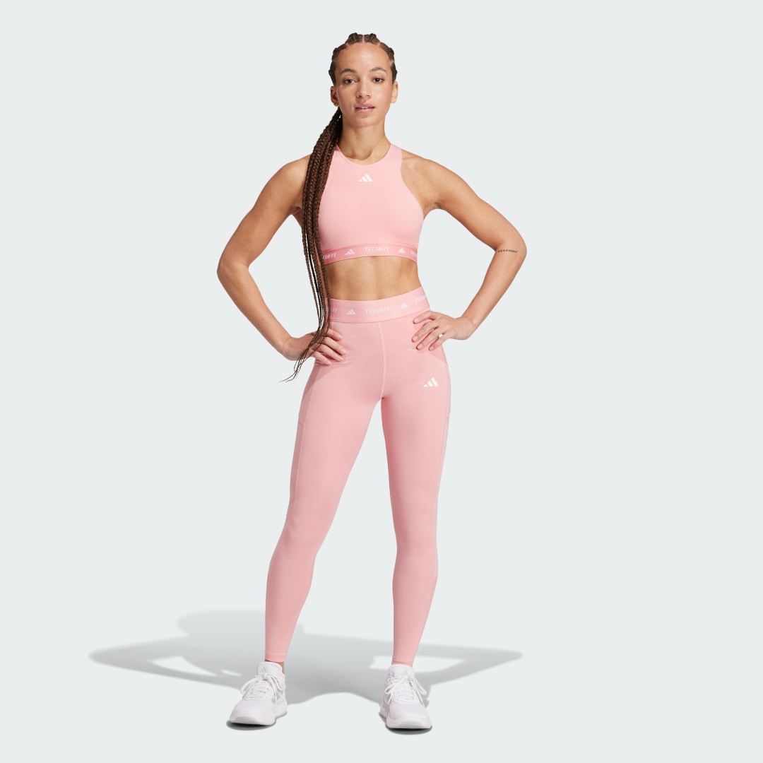 Adidas TECHFIT Medium-Support High-Neck Beha