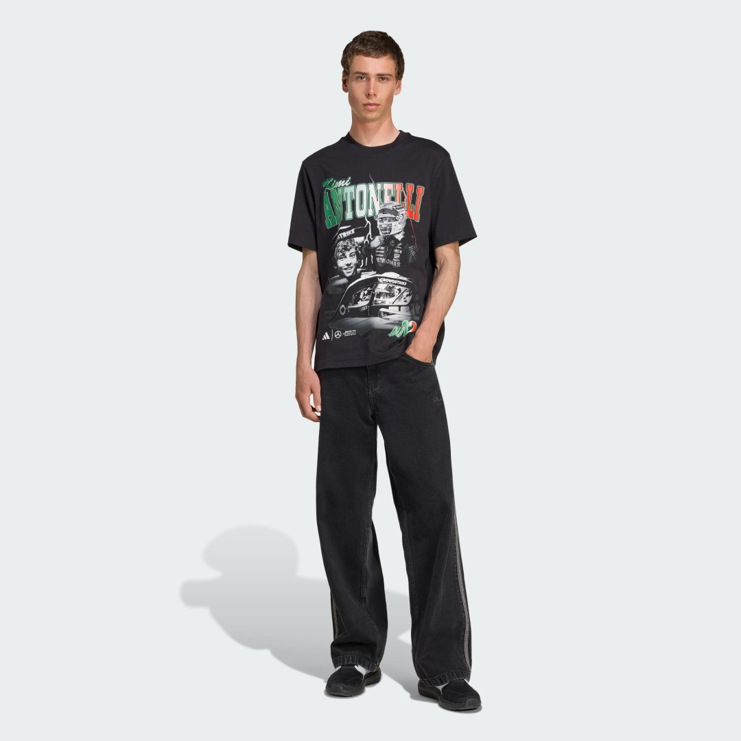Adidas Mercedes AMG Petronas Formula One Team Kimi Antonelli Graphic T-shirt