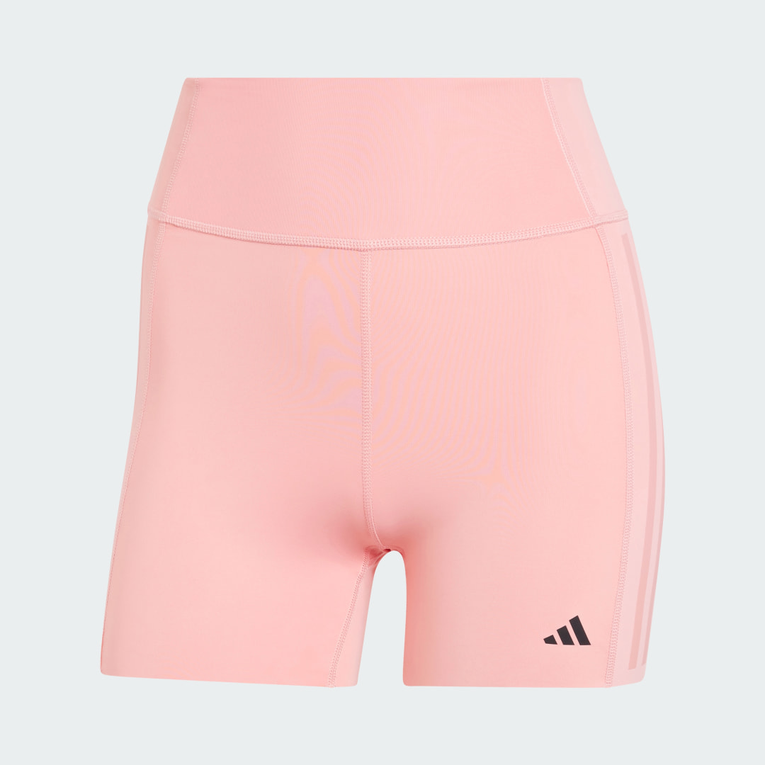 Adidas Optime 4-inch Raw-Cut-Hem Legging