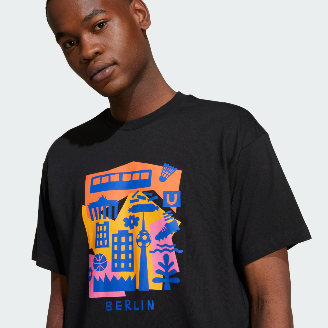 Adidas Berlin Papercut T-shirt (Uniseks)