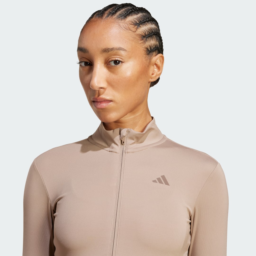 Adidas Hyperglam Rib Zip Thru Cover-Up