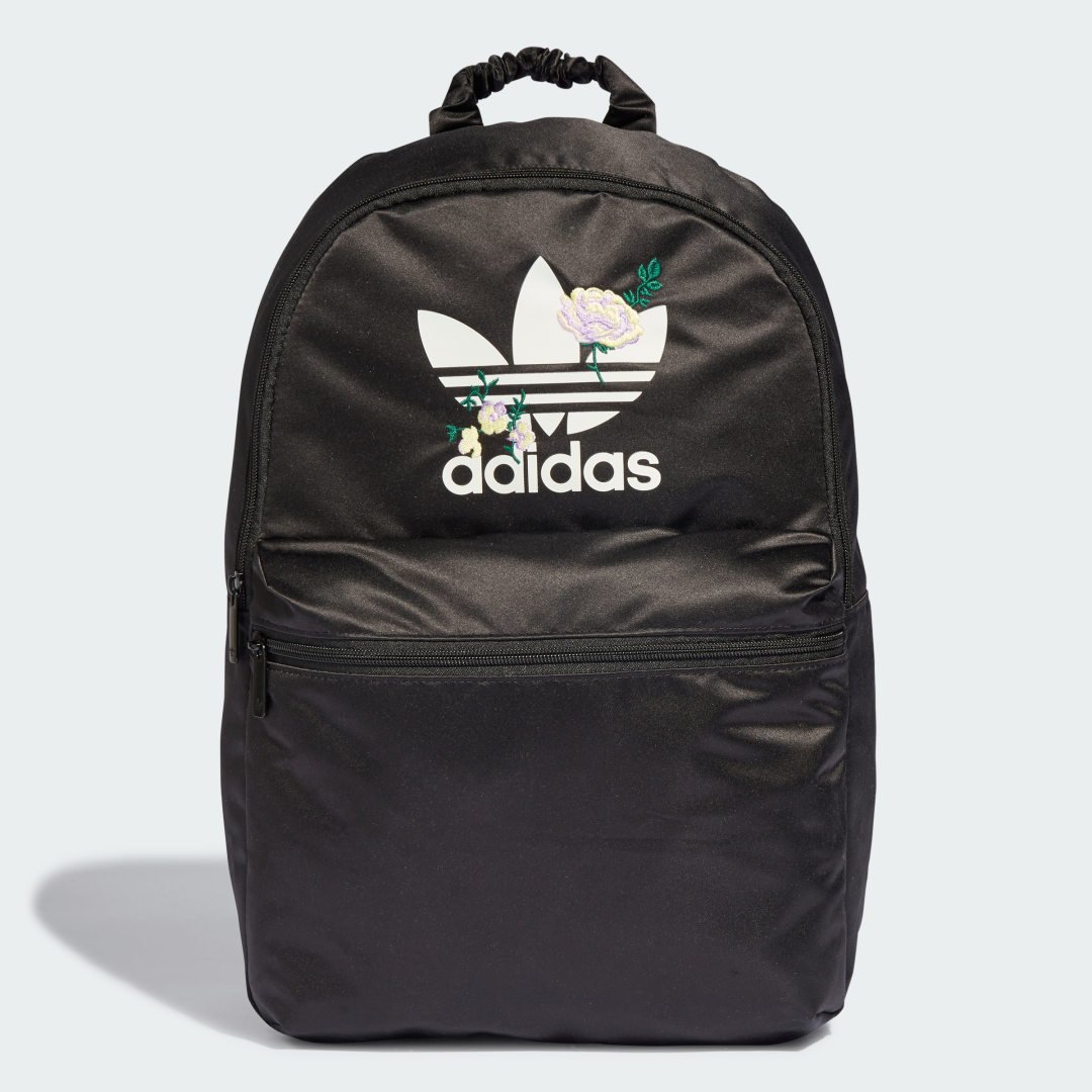

adidas Mochile Floral Mujer, Negro