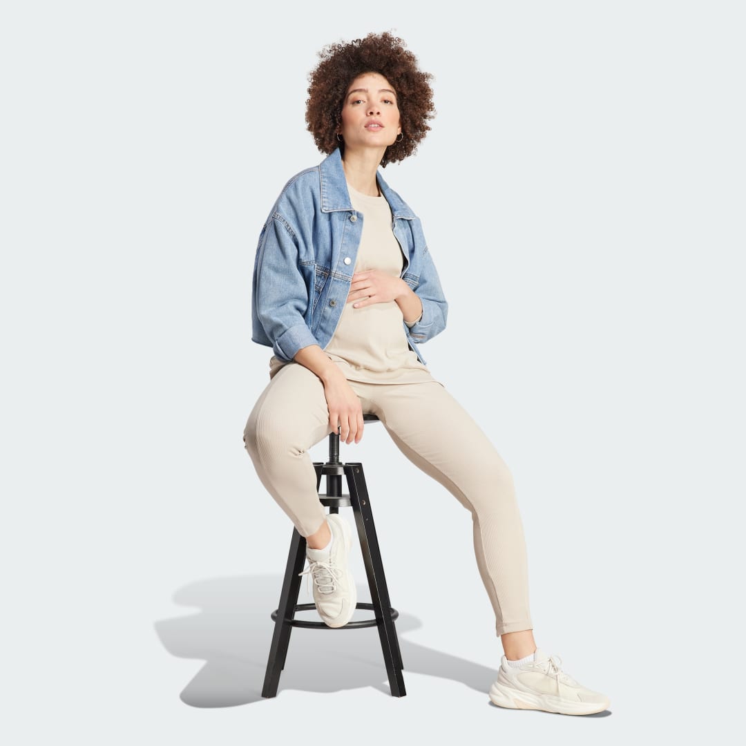 

adidas Sudadera (Maternidad) Mujer, Wonder beige
