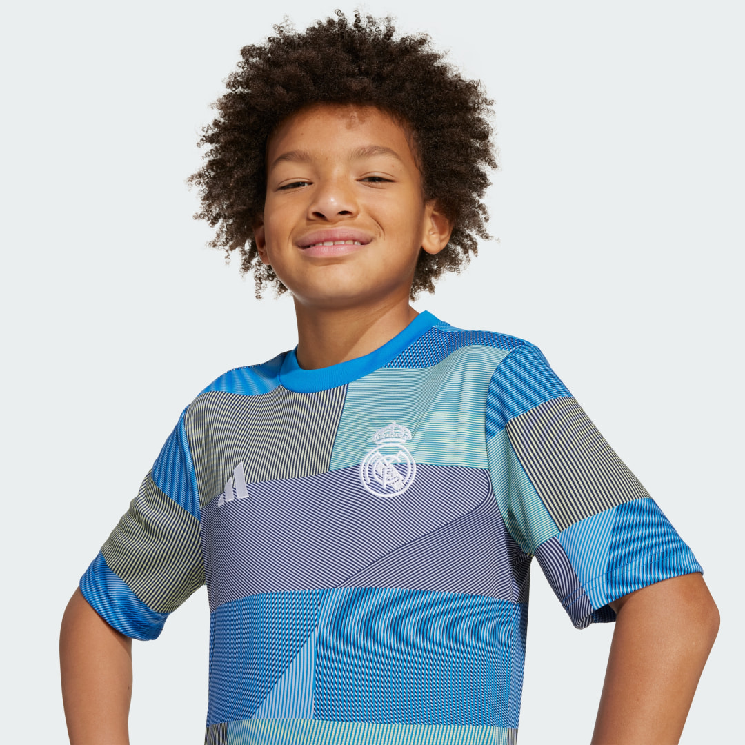 Adidas Real Madrid 25 26 Pre-Match Voetbalshirt Kids