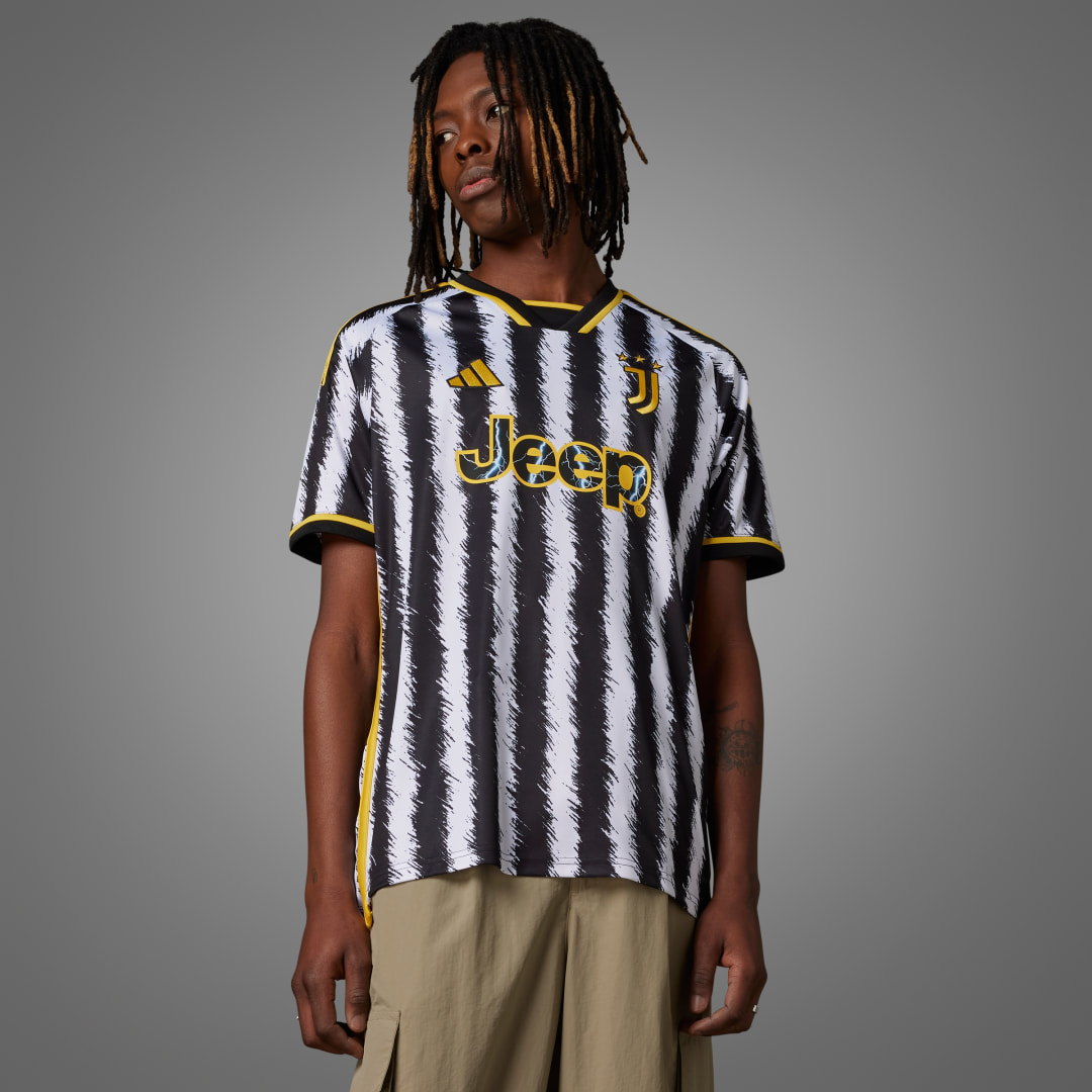 Image of adidas Juventus 23/24 Home Jersey Black S - Men Soccer Jerseys
