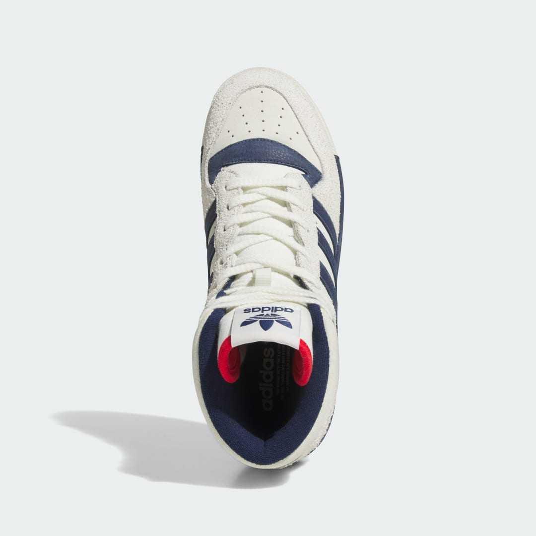 

adidas Tenis Rivalry Hi Unisex, Ivory/night indigo/better scarlet