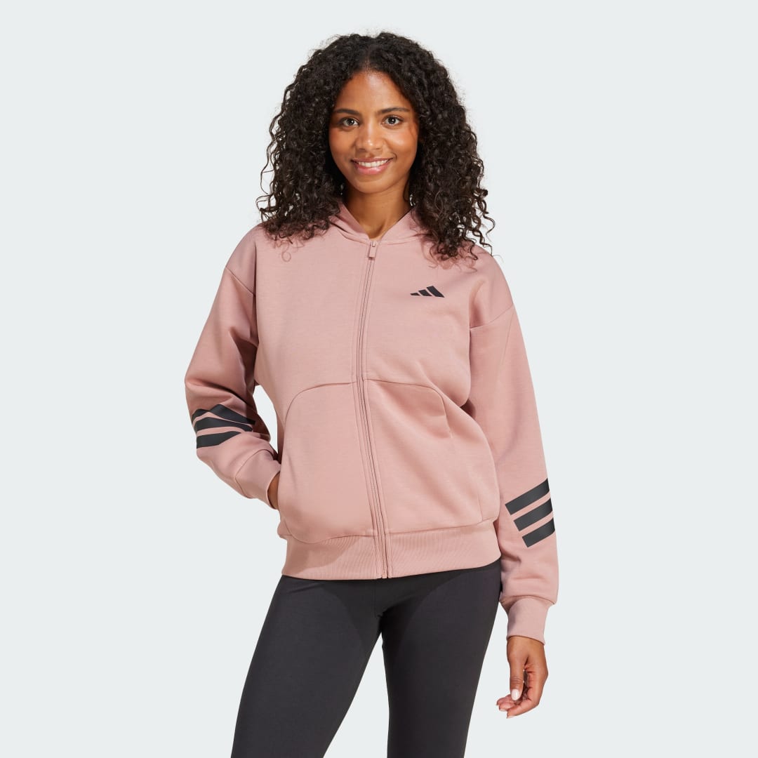 adidas Future Icons 3-Stripes Full-Zip Hoodie