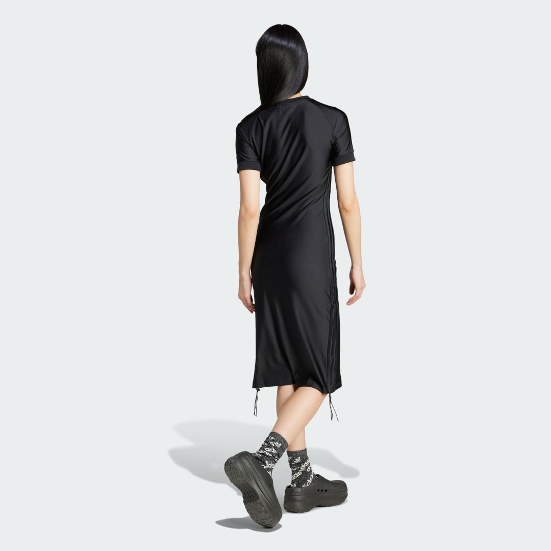 Adidas Ruched 3-Stripes Cali T-shirt Jurk