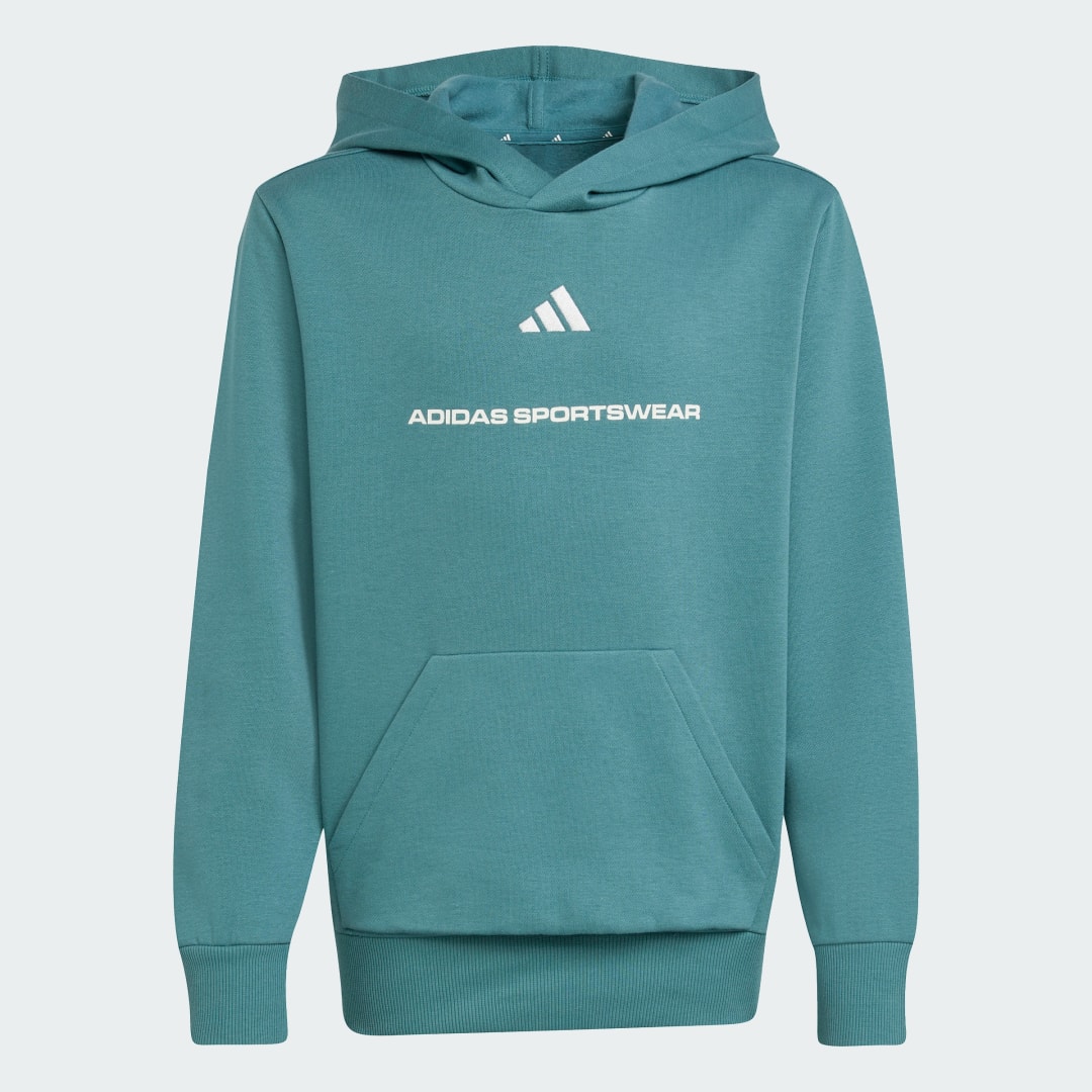 Adidas Boys Slogan Fleece Hoodie Kids