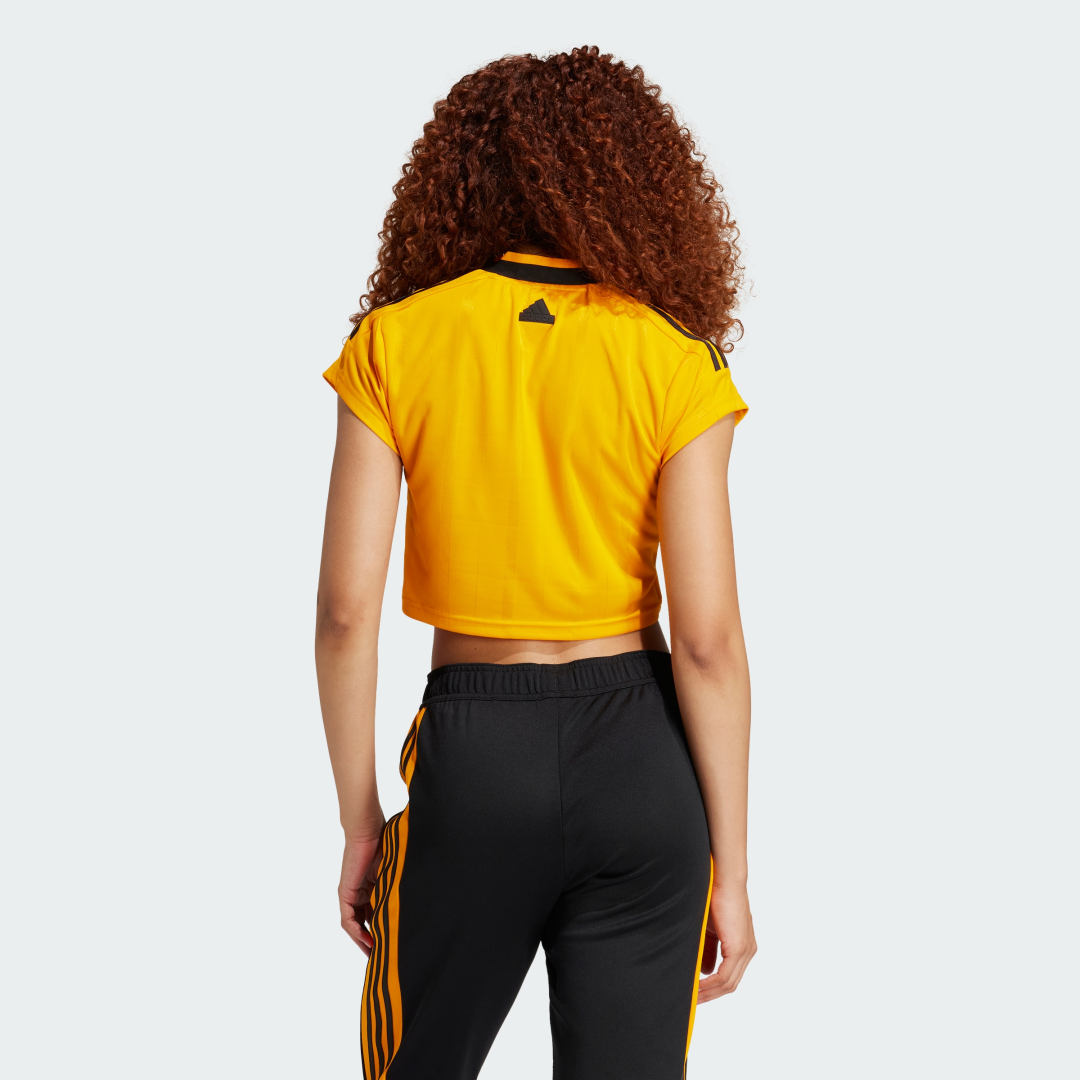 Maillot crop top à 3 bandes coupées Tiro
