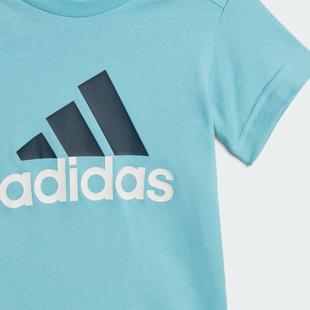 Adidas Essentials Organic Cotton T-shirt en Short Set
