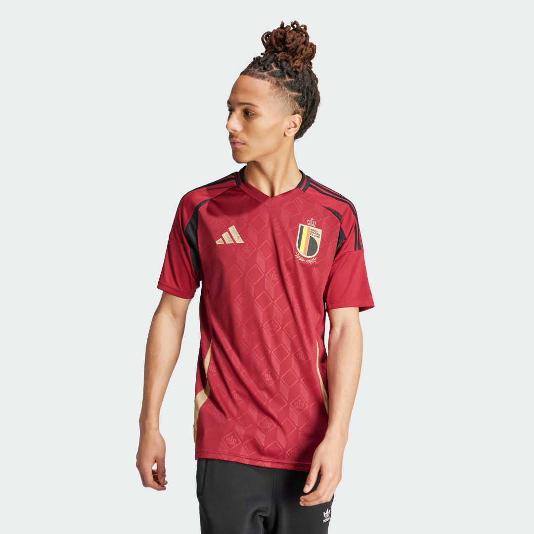 Maillots de corps adidas Maillot Domicile Belgique Euro 2024 EU - vue 2