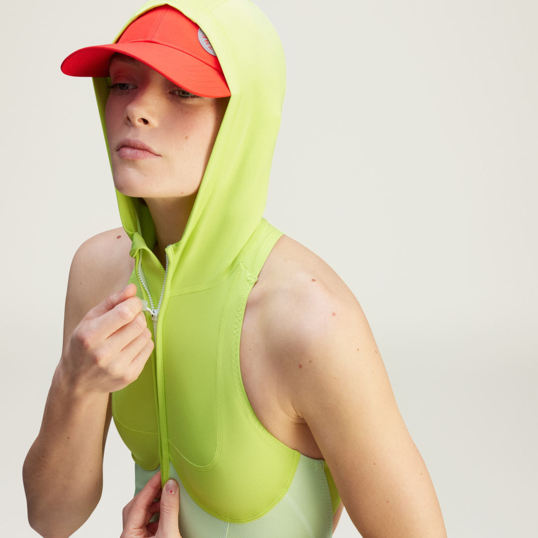 Adidas by Stella McCartney Bodysuit met Capuchon