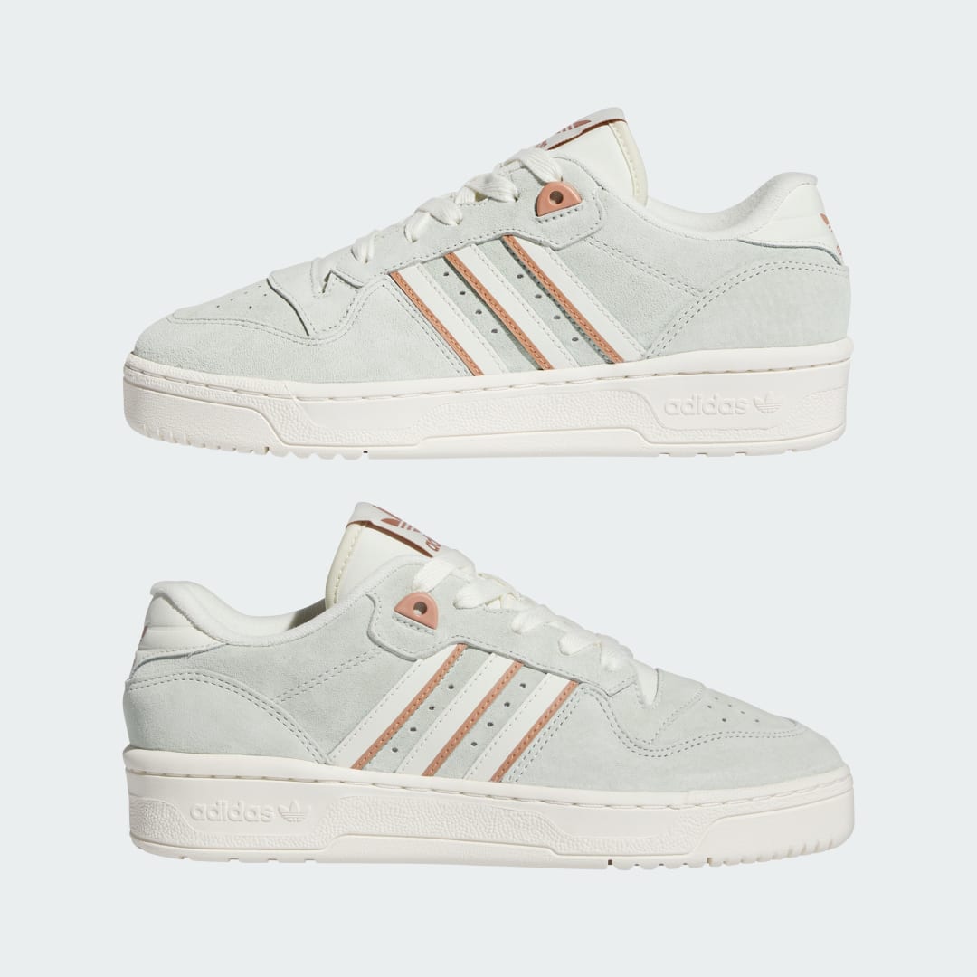 

adidas Tenis Rivalry Low Mujer, Linen verde/ivory/clay strata