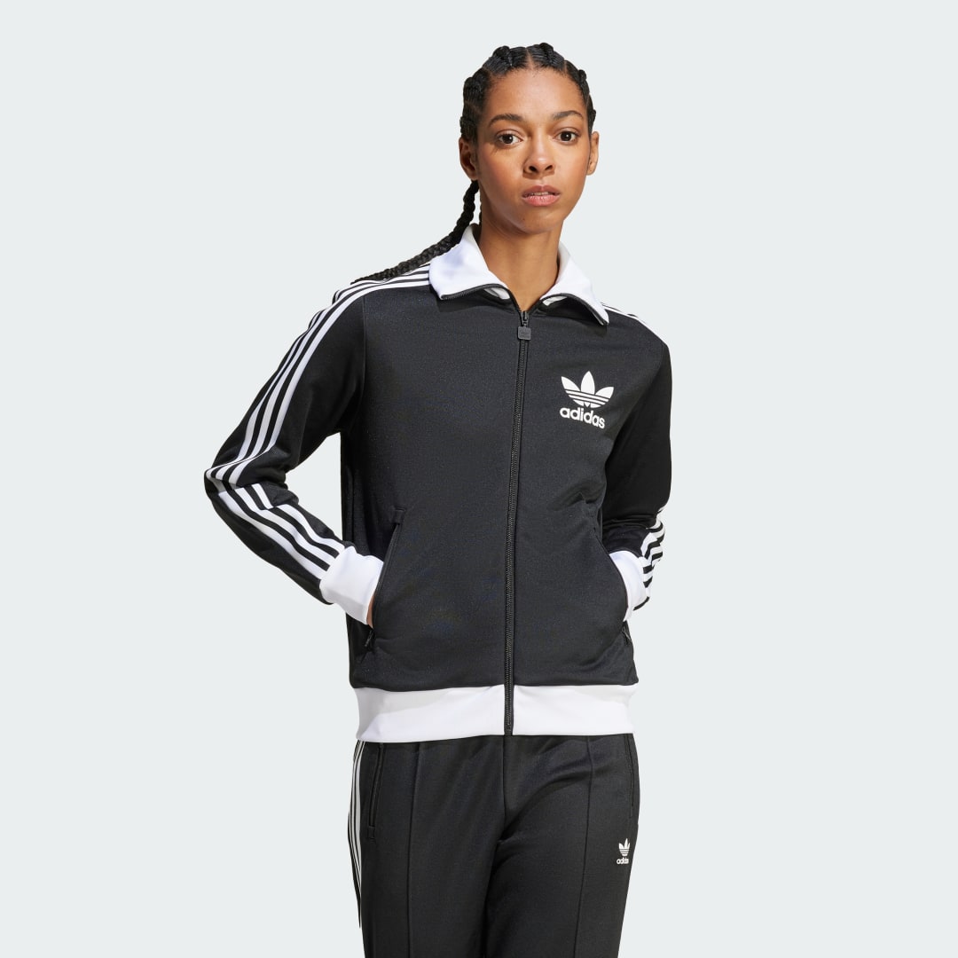 Adidas Originals Sweatjack met labelprint model 'BECKENBAUER'